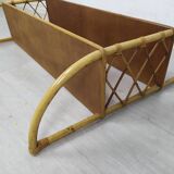 Vintage rattan shelf