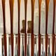Christofle Atlantide model 12 table knives 24.5 cm very good condition