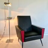 Leatherette armchair 50s 60s