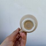 Ceramic and rattan coffee cups