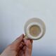Ceramic and rattan coffee cups
