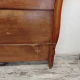 Headboard made of carved wood