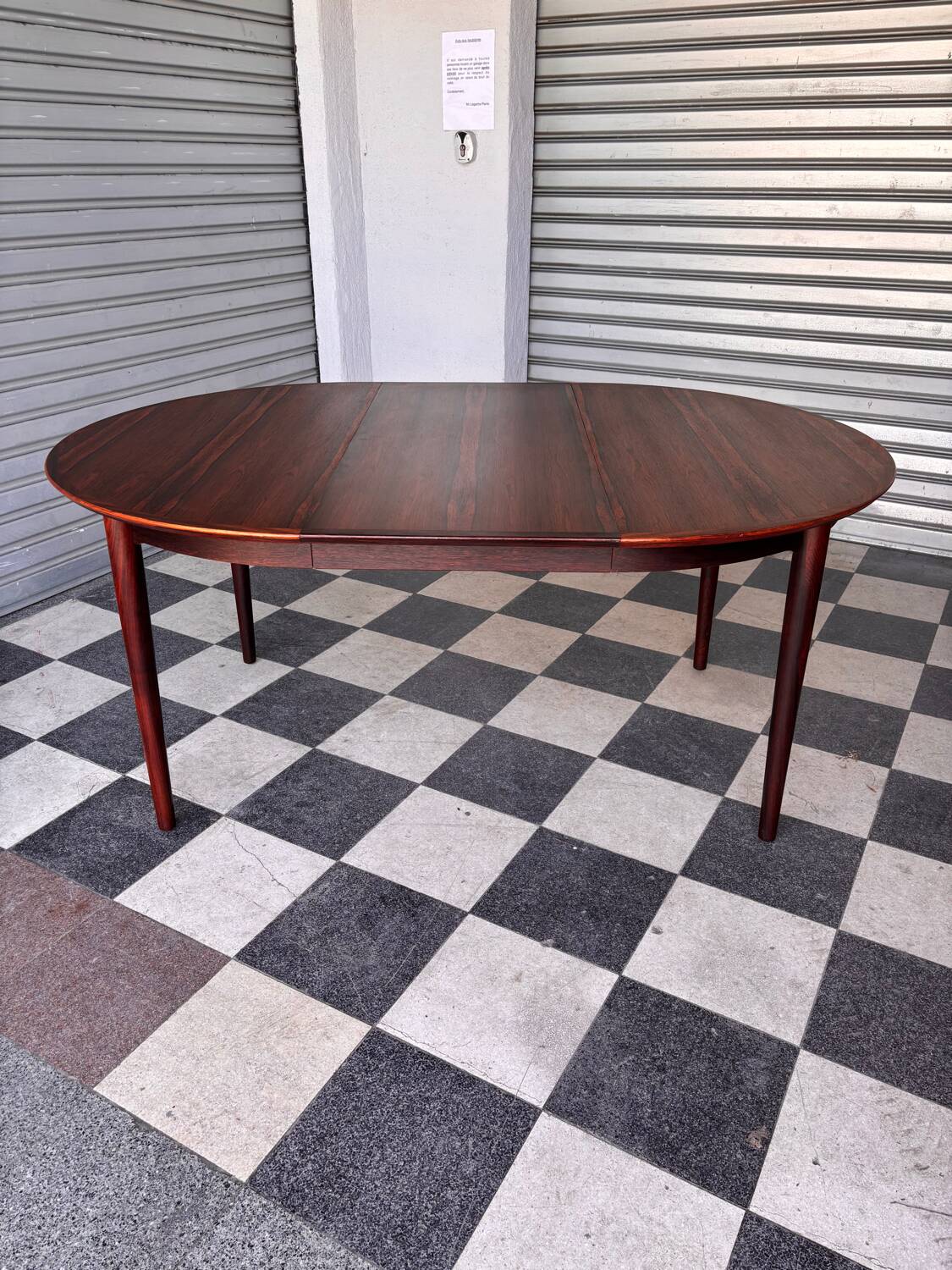 Table Arne Vodder en palissandre