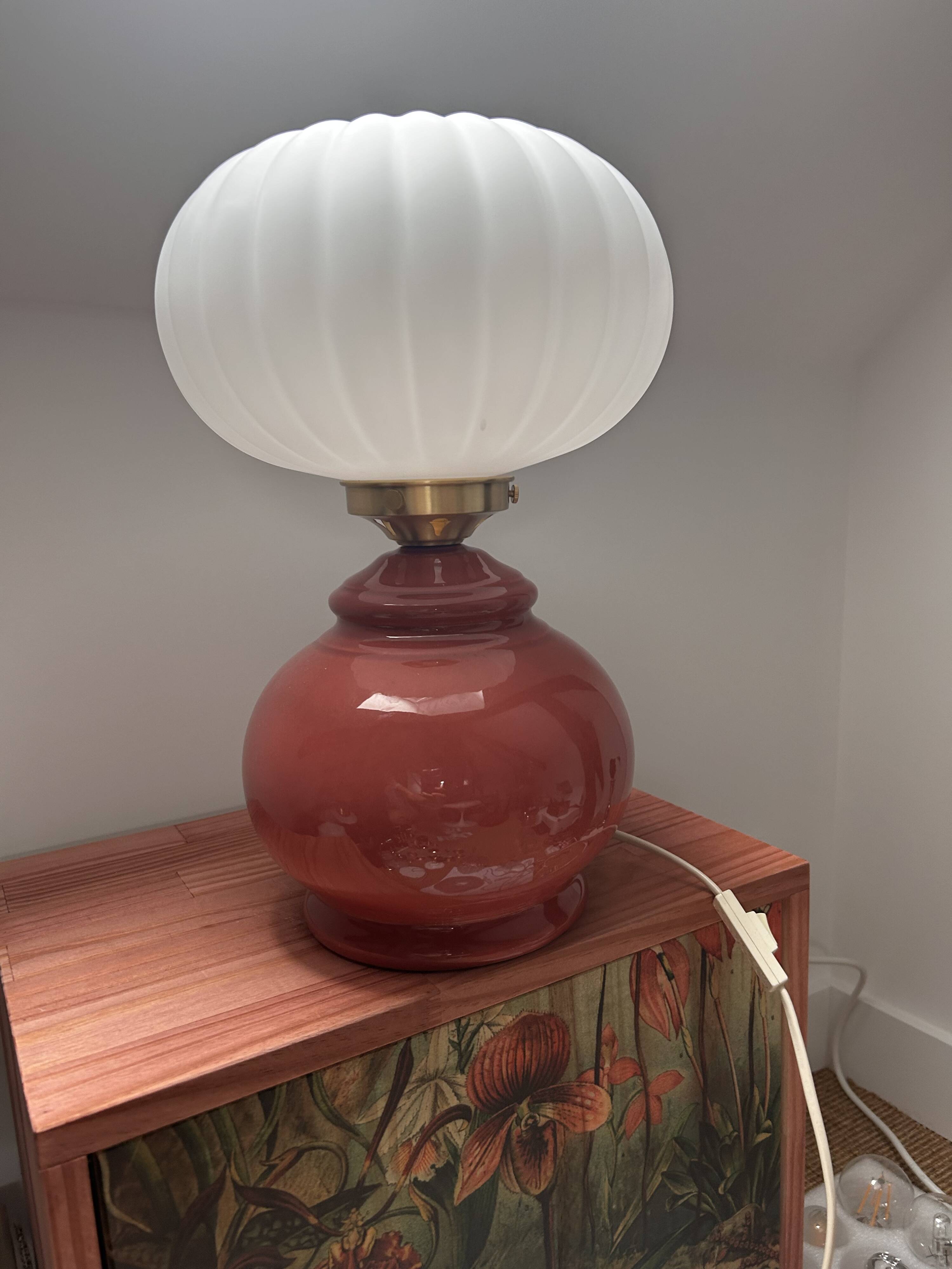 Lampe vintage globe