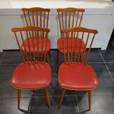 Set of 4 Baumann Menuet chairs, vintage 1970s