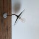 Wall  lamp, gooseneck, enamelled sheet