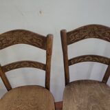 4 antique bistro chairs
