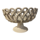Braided ceramic bowl signed Pichon Uzes