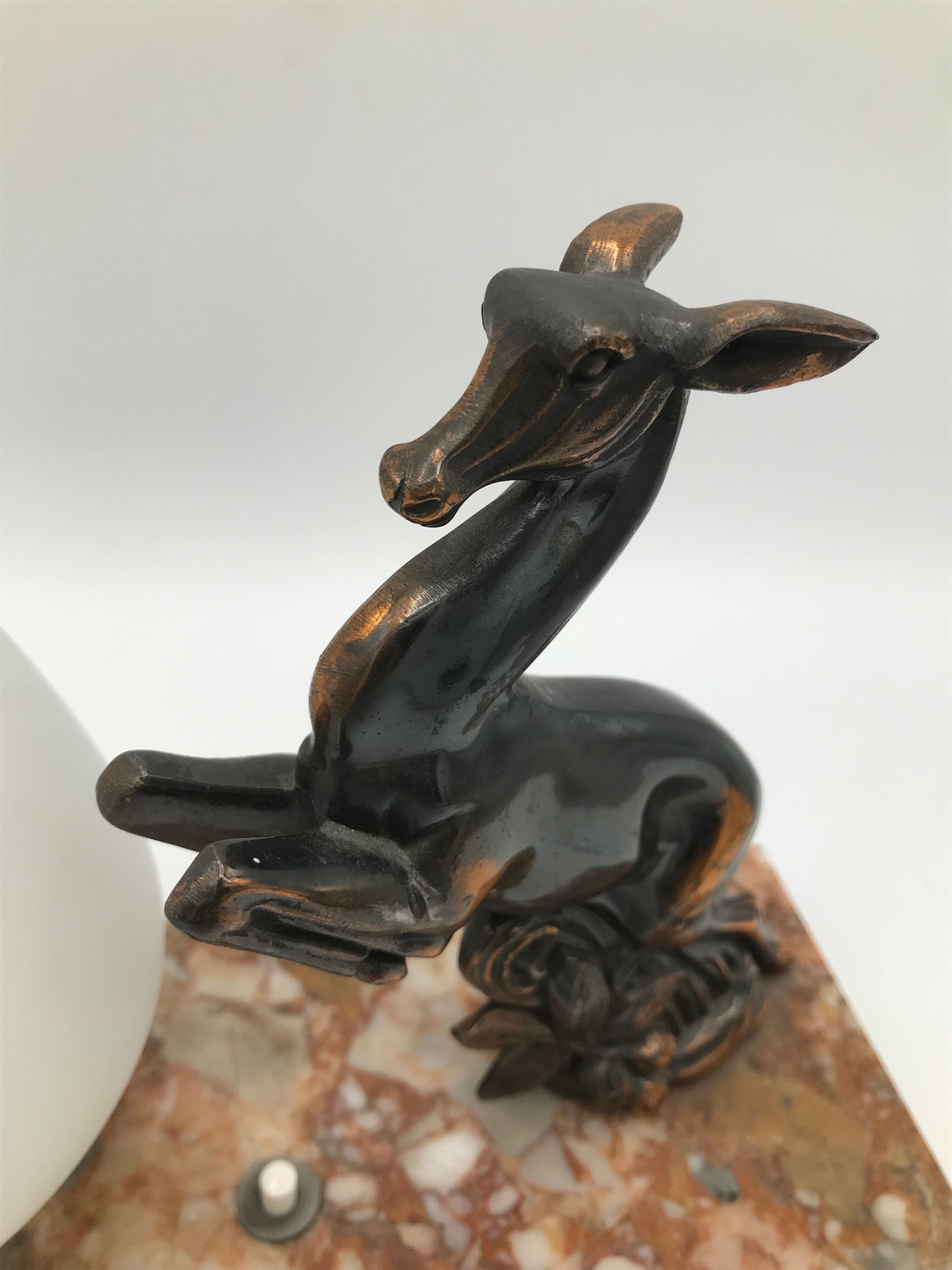 Art deco doe nightlight lamp