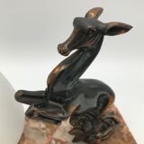 Art deco doe nightlight lamp