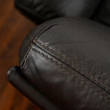 De Sede DS-31 armchair with matching foot rest