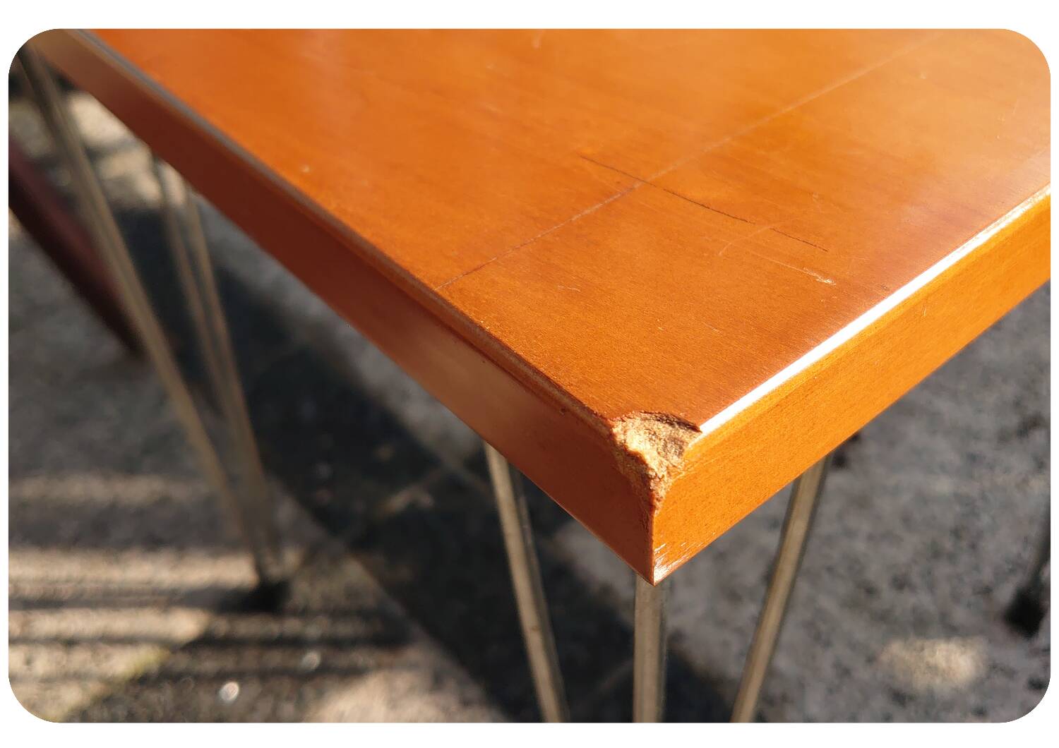 Ensemble de 2 tables basses/d'appoint Fritz Hansen pour Pin Age