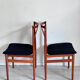 6 Danish mid-century teak chairs by Henning Sørensen for Danex from the 1960s.