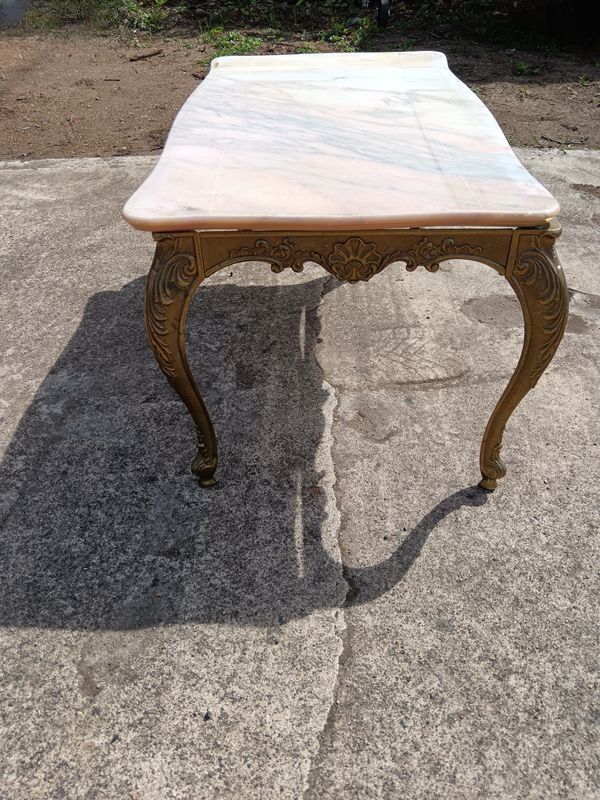 Marble coffee table