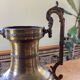 Amphora, large Napoleon III vase in brass.