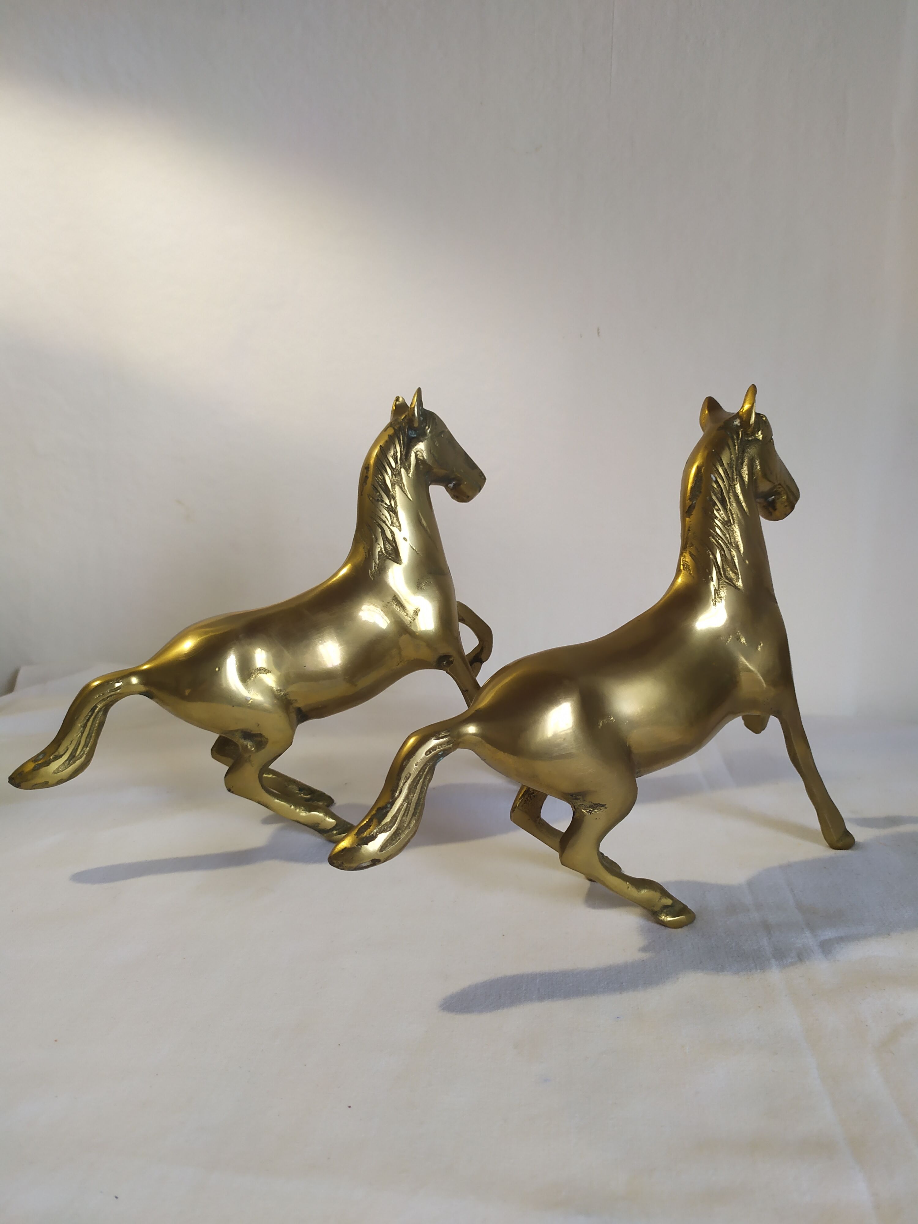 Brass horses