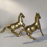 Brass horses