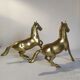 Brass horses