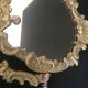 1451 Table mirror - Modern mid-century - Bronze 32x35cm
