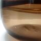Postmodern brown incalmo murano glass vase