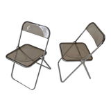 Pair of Folding Plia Chairs by Giancarlo Piretti