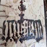 Tableau toile technique particulière et original d'un artiste marocain waddi Jaddioui