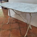 Table de bistrot dessus marbre