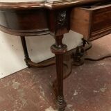 Table bureau Napoléon III en palissandre et placage XIX siècle