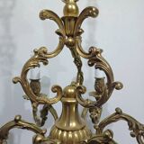 Lustre 6 lumières en bronze