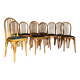 Série de 8 chaises bistrot