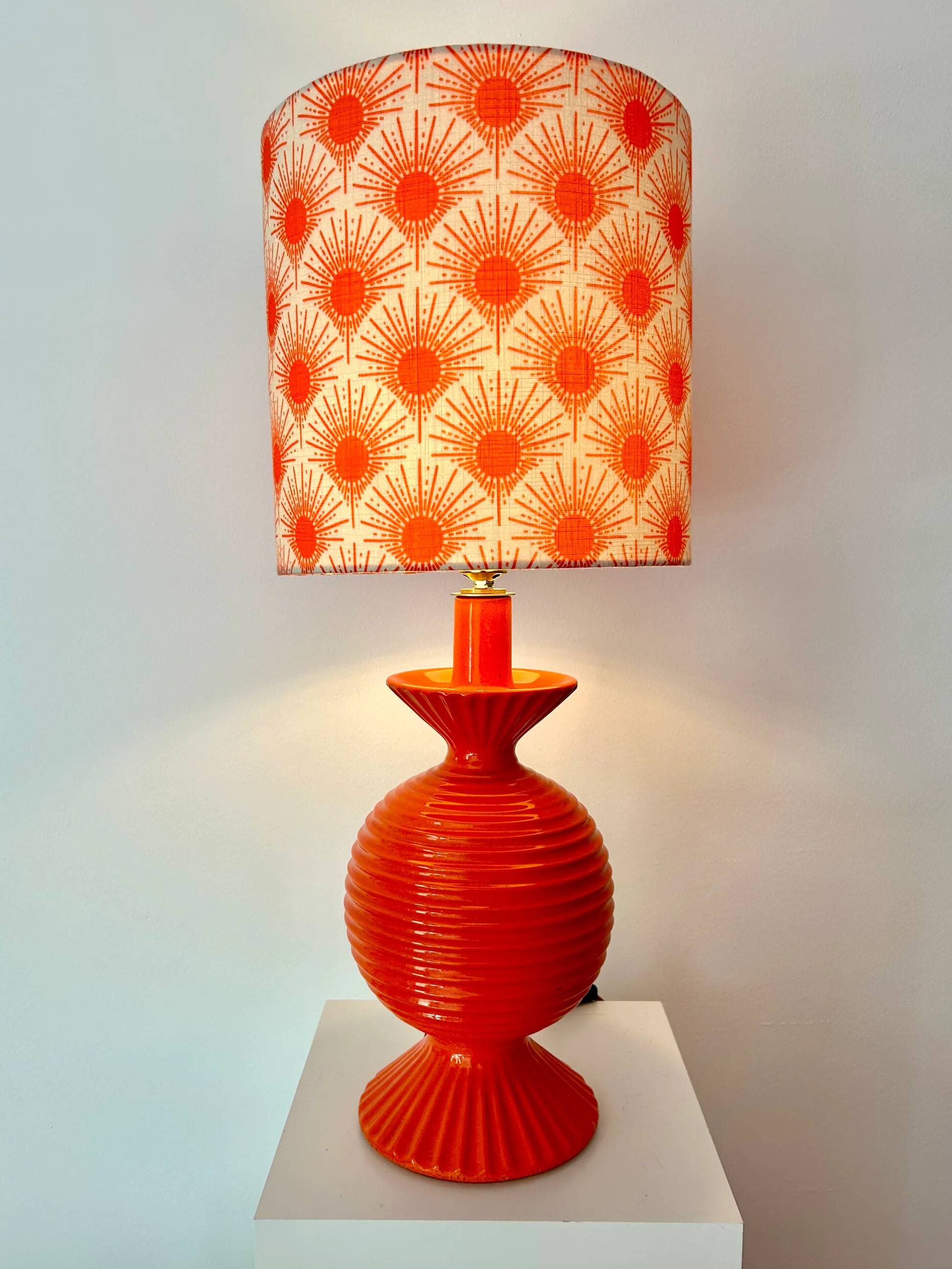 Lampe en céramique pop art – rare original des années 60/70