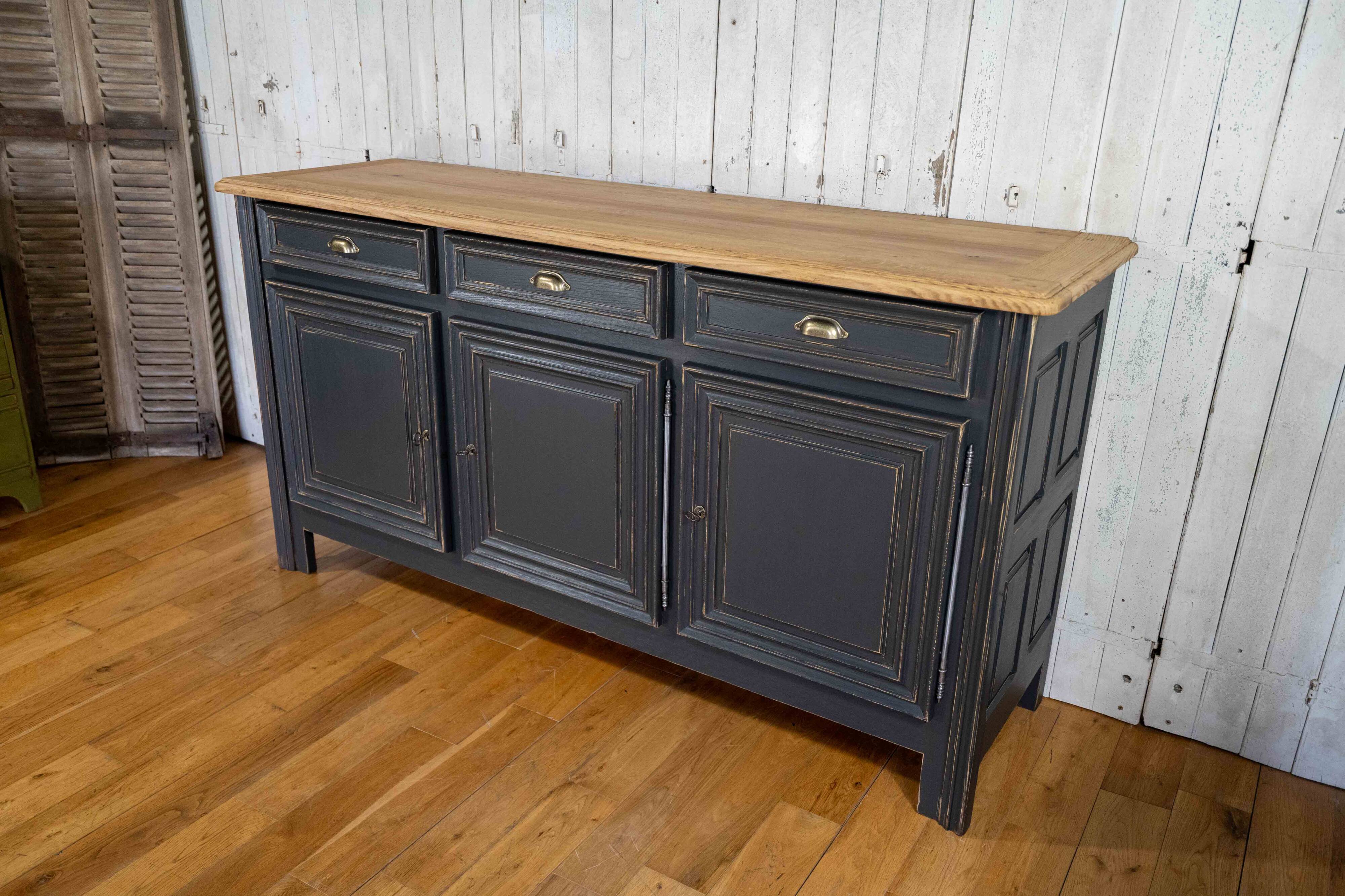 Restored solid oak enfilade