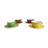 Set of 4 different colour lunches