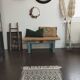 Small solid wood bench/coffee table