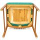 Set of 4 teak table chairs, Bertil Fridhagen, Bodafors, Sweden, 1960