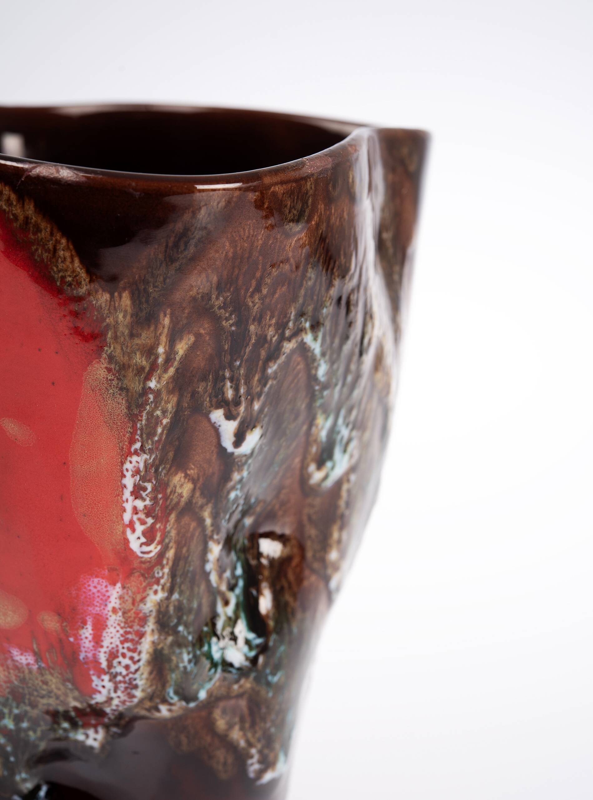 Vase en terre cuite, original de vallauris