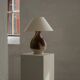 Axella Stoneware, sculptural table lamp from Denmark in stoneware, Model No 989, 1960s-70s.