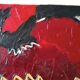 Abstract oil painting on canvas
