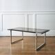 Coffee table chrome and glass, 1970