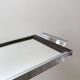mirrored tray in chrome and wood 60s