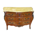 Louis XV-style marquetry chest of drawers