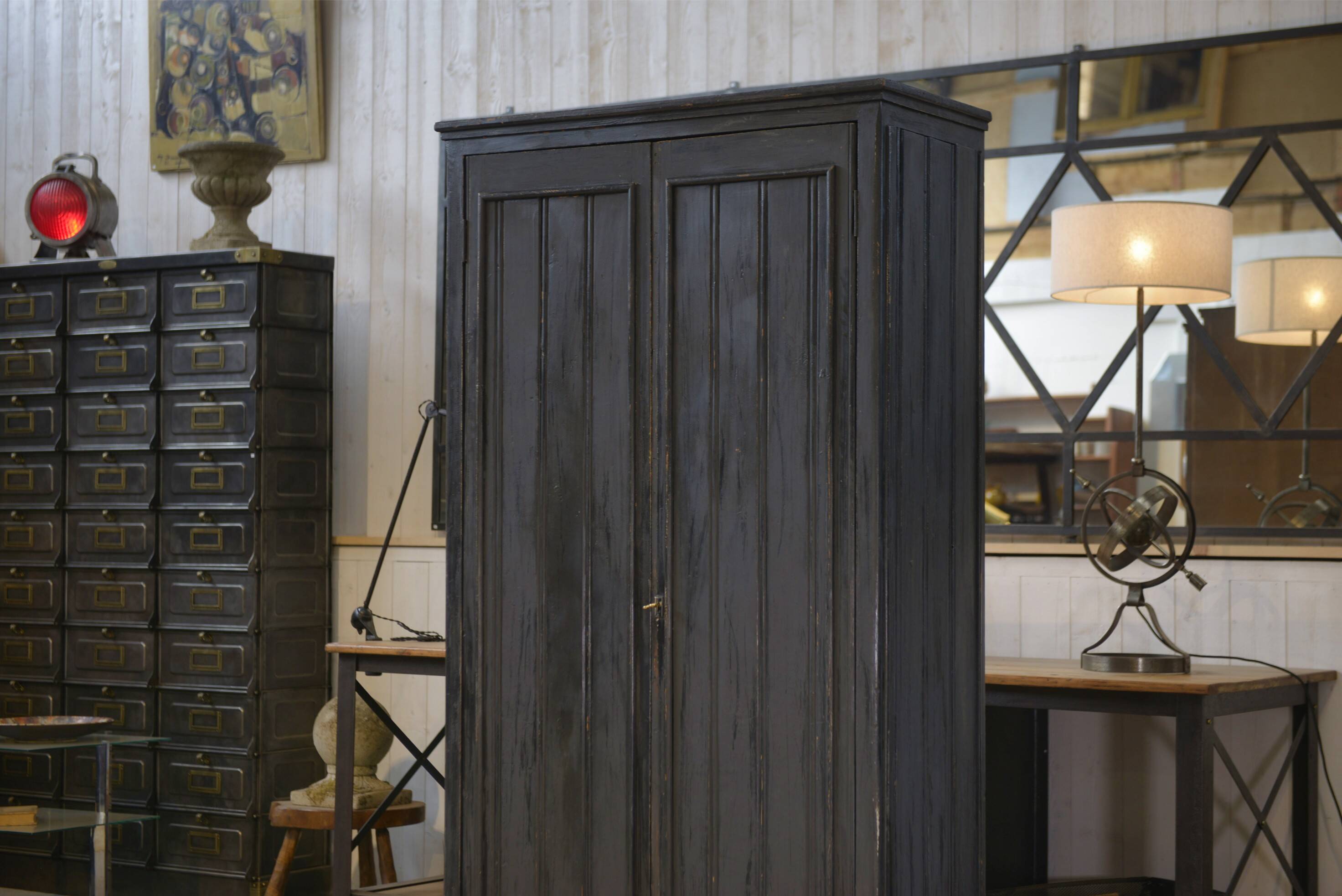 Distressed wardrobe from the 1950s.