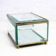 Beveled glass jewelry box