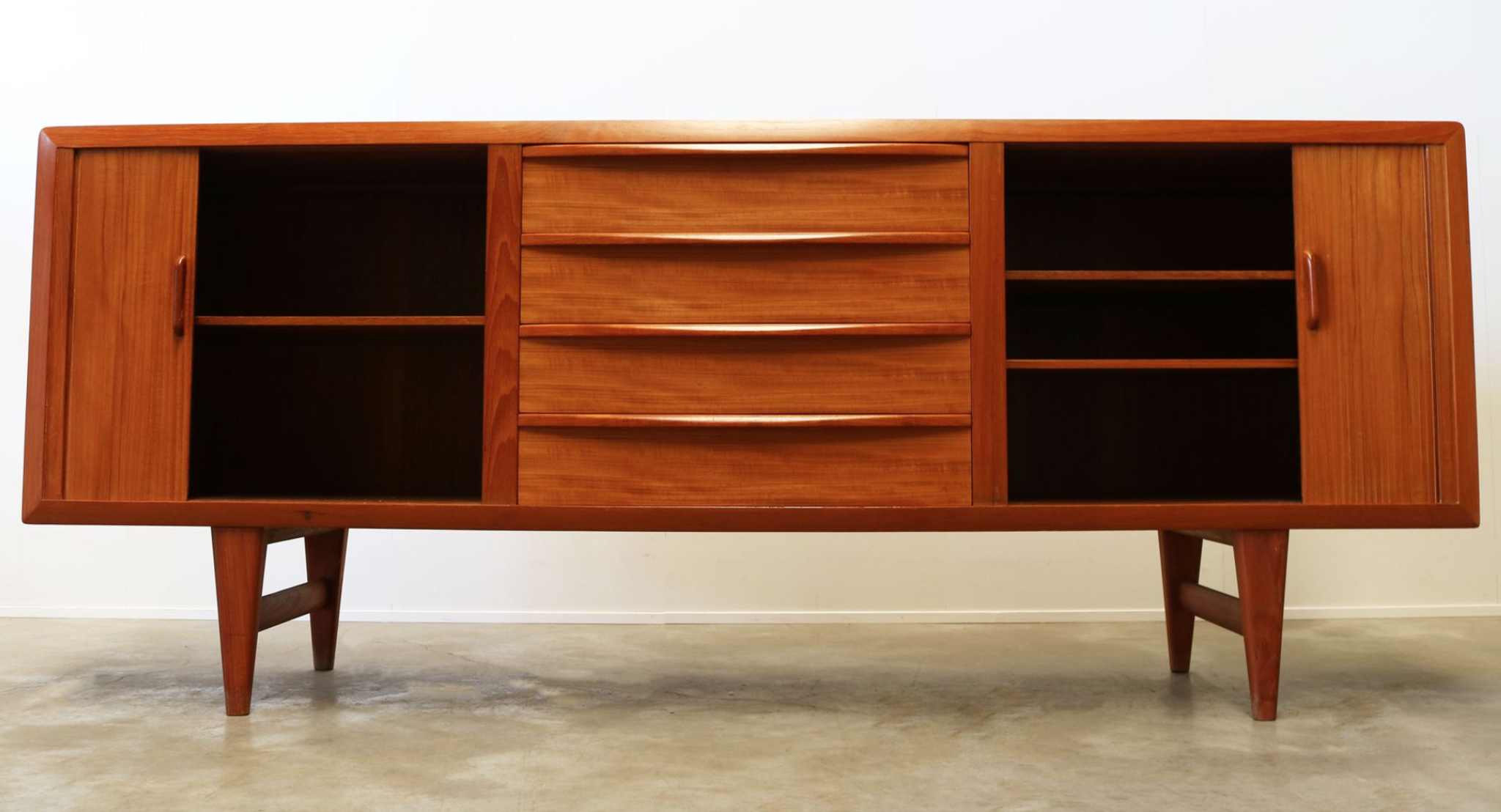 Teak enfilade by Ib Kofod Larsen for Faarup Denmark 1950s