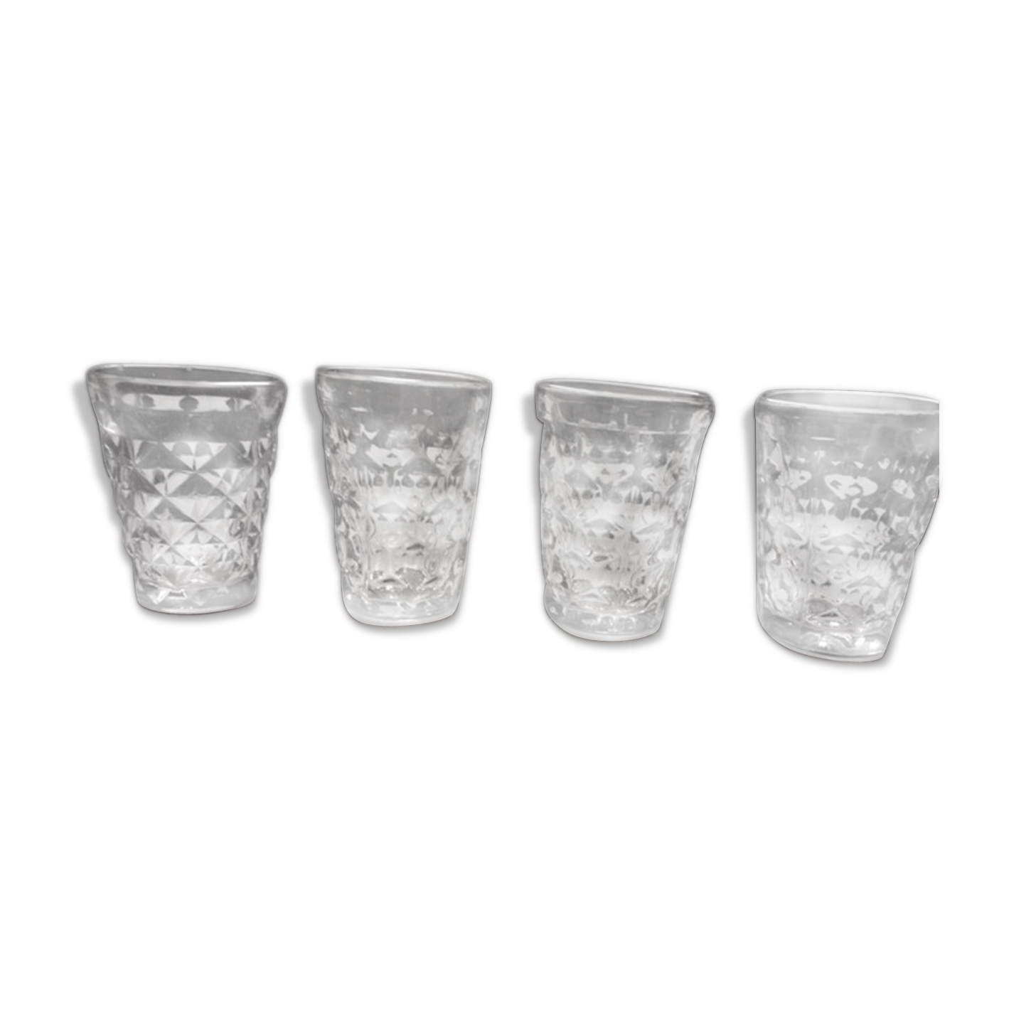 Four glasses of bistro 19th