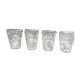 Four glasses of bistro 19th