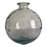 Thick glass cylinder, vase