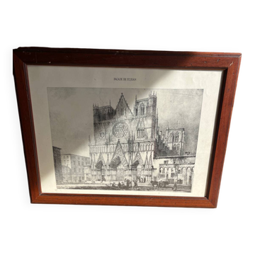 Tableau  de la cathédrale  saint-jean. L