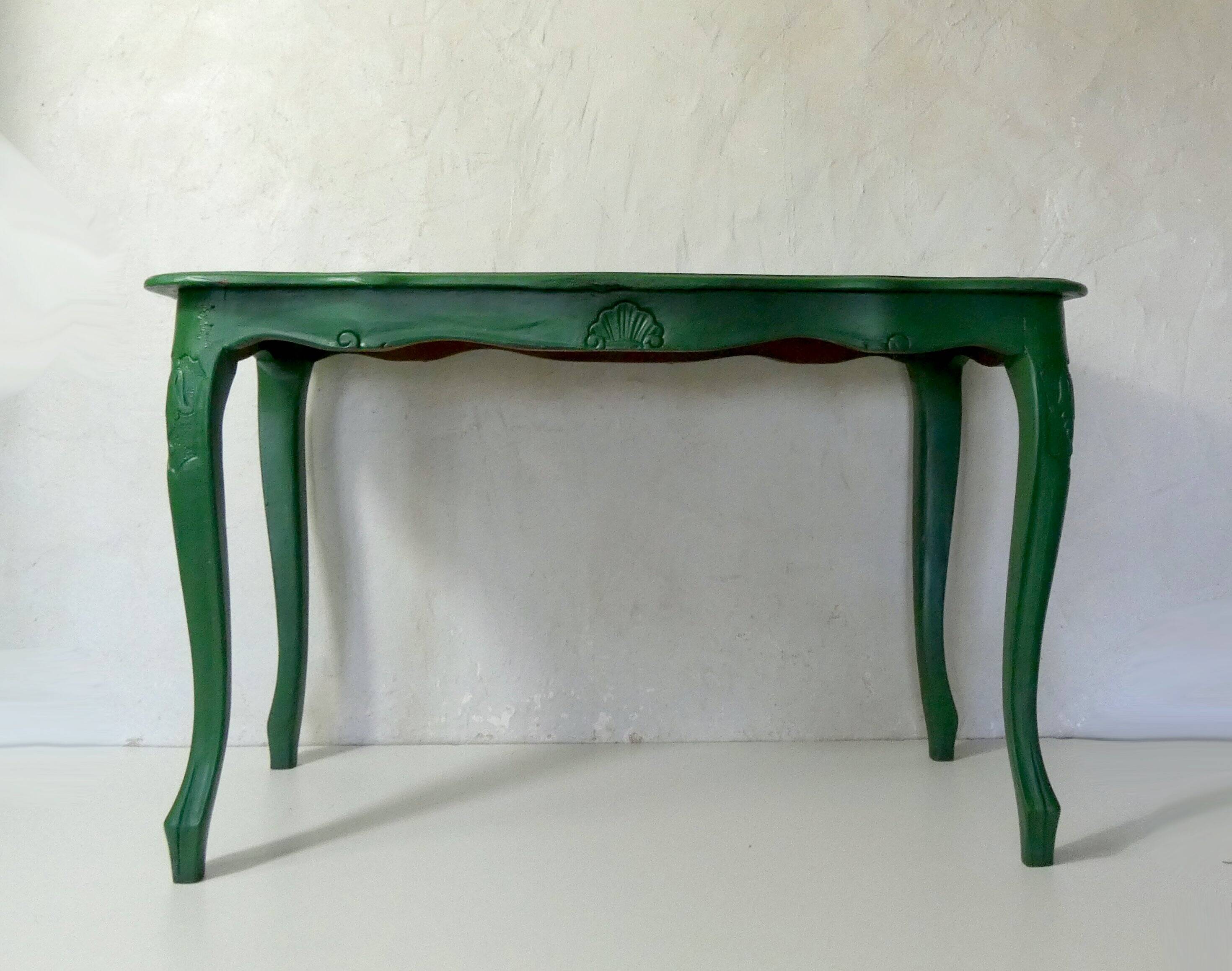 antique wooden coffee table