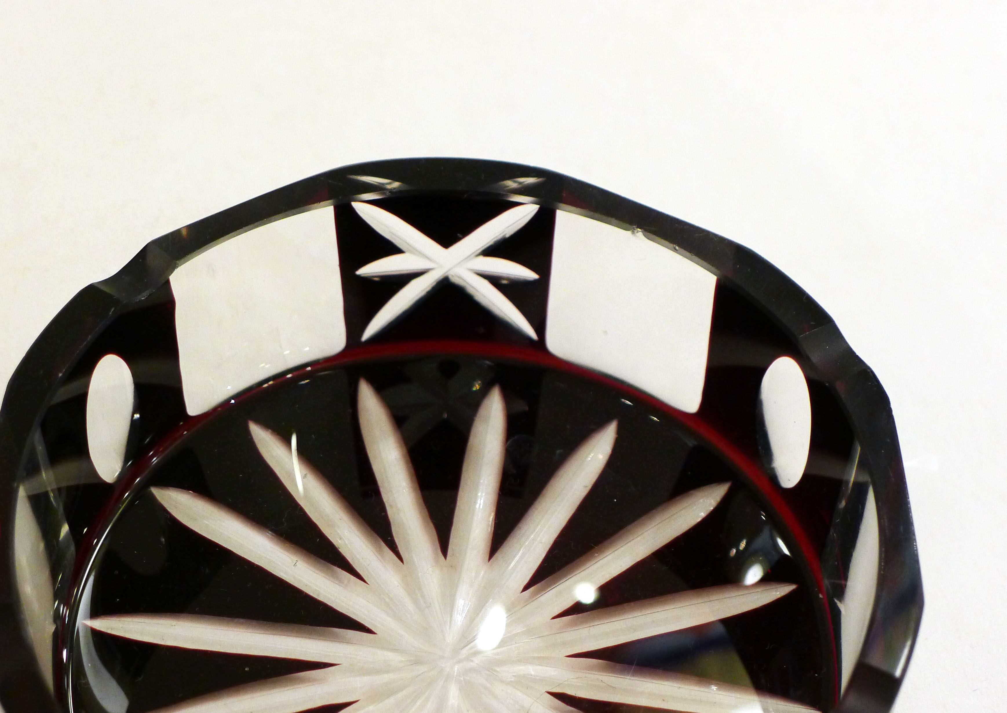 Bohemian Crystal Ashtray